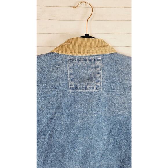 RVCA Chainmail Denim Jacket in Broken In Blue Wash, sz Medium - Picture 12 of 16